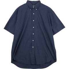Ralph Lauren Blake Men’s L Check Short Sleeve Button Down Navy Japan