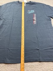 Mad Engine Ski Big Bear Shirt Mens XXL Blue Winter Wonderland Graphic Tee