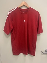 Adidas Climate T Shirt SZ M Red