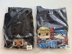 Marvel Collector Corps 2XL Shirts Captain America & Black Panther Funko Sealed!