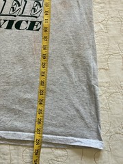 Vintage Alleson Athletic T Shirt Men 2XL Light Gray Henley Button Neck New