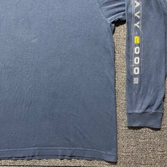 Vintage Old Navy Millennium 2000 Long Sleeve Shirt Mens XL Blue Graphic O2N Y2K