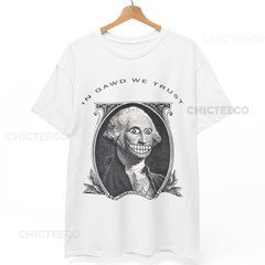 In Gawd We Trust Shirt Kurt Cobain Nirvana Grunge 90s Anti-Establishment Unisex
