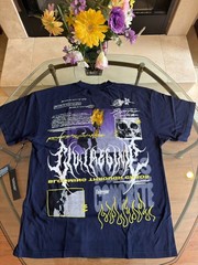 Size XL – Civil Regime Roses From Concrete Skull Oversized T-Shirt