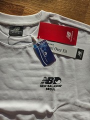 *SHIP NOW* New New Balance UNI Seoul Global Exclusive White T-Shirt Tee Korea