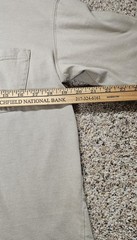 Pendleton T-Shirt Mens L Beige Pocket Tee Cotton Casual Outdoors Logo Workwear