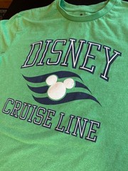 Disney Cruise Line Logo T-Shirt – Green, Uni / Men’s Small