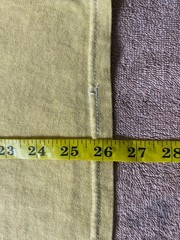 NIRVANA In Utero Live 93 Tour Dates & Art Grunge Tee Acid Wash Yellow SZ S-NWOT