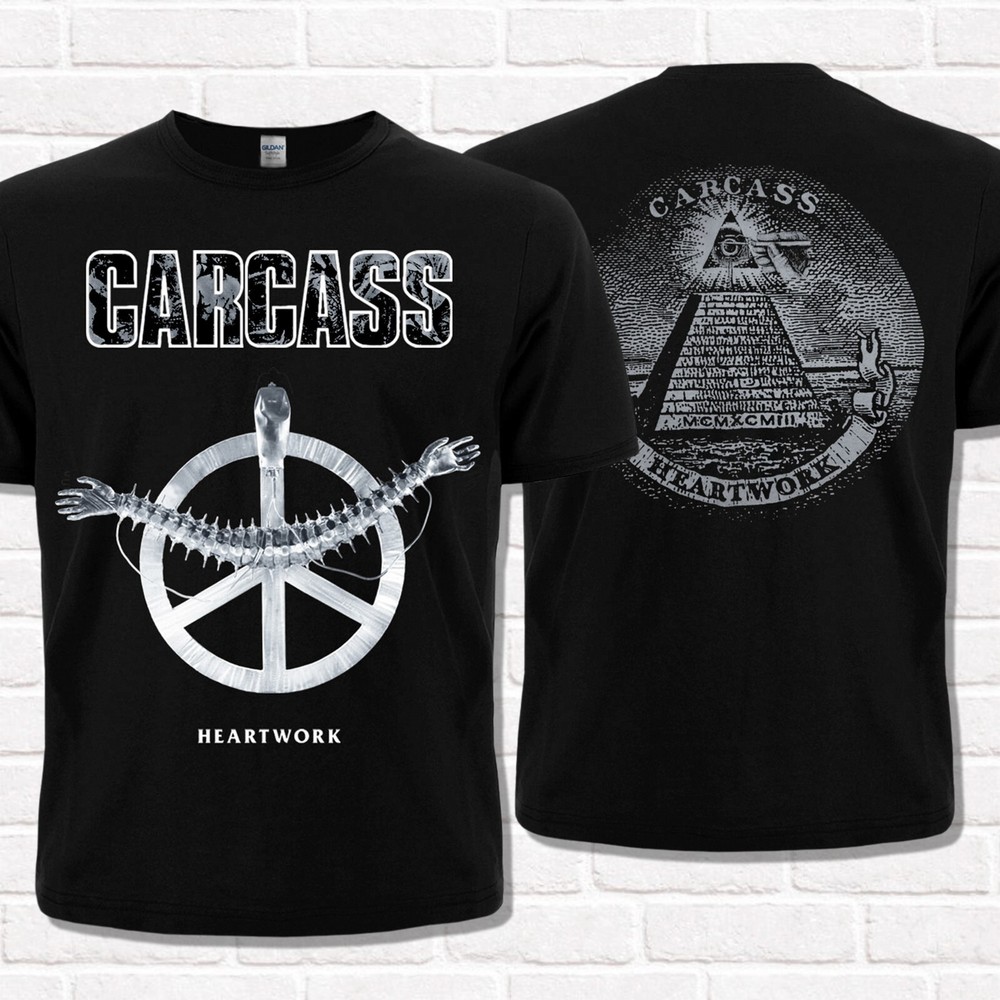 Carcass black T-Shirt, Heartwork (1993). Melodic Death Metal, Death ‘n’ roll.