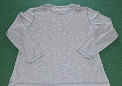 Orvis Classic Collection Men’s Medium Blue grey Knit Long Sleeve T-Shirt