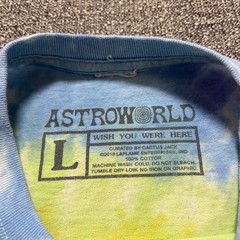 Travis Scott Astroworld Festival Shirt Large Tie Dye Where Were You 2018 Rap Tee