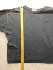 Vintage Pierre Cardin Black Cotton T-Shirt #5750