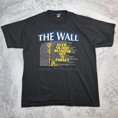 Vintage POW The Wall Shirt Men XL Black Reasons Not To Forget Veterans MIA