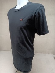 HOLLISTER MENS EXTRA LARGE XL BLACK MUST HAVE COLLECTION SHORT SLEEVE T-SHIRT