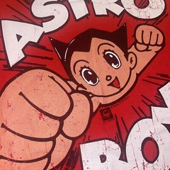 Astro Boy Graphic Tee T-shirt Size Large L Red Osamu Tezuka Productions Official