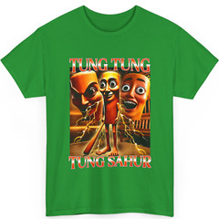 Tung Tung Tung Sahur Funny Meme Brainrot Humor Gen Z Unisex T-Shirt