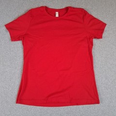Lot of 6 Bella Canvas Men’s M. Red 100% Cotton Crew Neck Short Sleeve T-Shirt