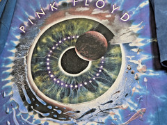 Pink Floyd Tie Dye T-Shirt Men’s 2XL Blue Graphic Band Tee Short Sleeve Cotton