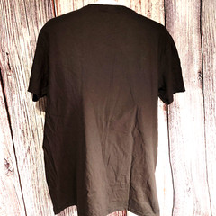 T-Shirt Black w/ image of a Red planet, Large 100% cotton men and women