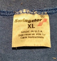 VINTAGE Swingster Kentucky Wildcats 80s Blue Graphic T-Shirt XL Made In USA NCAA