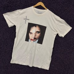 Lady Gaga Mayhem Album Split Face Photo Synth-Pop T-Shirt XL