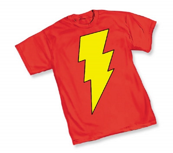DC Comics Shazam Symbol Adult Licensed T-Shirt