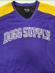 Snoop Dogg Dogg Supply Hockey Jersey Mens Medium Purple Yellow Streetwear Hiphop