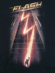 The Flash TV Series Running in City Lightning T-shirt Official Licensed New