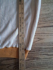 Gabicci Craddock Knit Loose Cotton Blend Green Stripes Mens Sz M