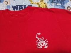 Vintage Scorpion Bay T-Shirt Mens 80s Skate Surf Beach USA Made Puff Print
