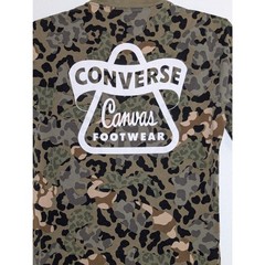 Converse Short Sleeve Camo Print Double Sided Crewneck Graphic Tee XS