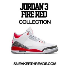 Shirt To Match Jordan 3 Fire Red – Stay True Sneaker Tees
