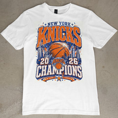 New York Knicks Graphic Tee Shirt Jersey 2026 Champions Retro Vintage T-Shirt
