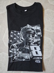 2026 2XL Kyle Busch #8 RCR Racing Patriotic American Flag Graphic T-Shirt & 1 XL