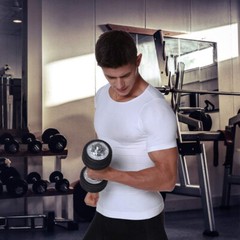 SecondSkin Men’s Shaper Cooling T-Shirt Compression Vest Slimming Shapewear US
