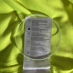 Carhartt Mens Yellow Mesh T Shirt Hi Vis Workwear Construction Safety PPE Sz Med