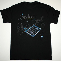 Crime Of The Century Supertramp Band Black T-Shirt Cotton BT241