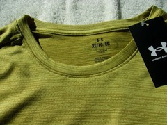 NWT Under Armour UA Tech Vent loose fit T, green, men’s L, XL, XXL, polyester