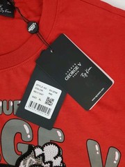 NWT Men’s Avenue George V Paris Red Teddy Bear Rhinestone T Shirt Size XL