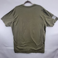 MEXUSMAR El Marine Loteria Graphic T-Shirt Olive Drab US Flag 2XL (Pre-Owned)