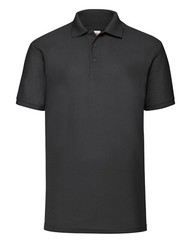 Fruit Of The Loom Mens Short Sleeve Polo T Shirt Plain Easy Care Polycotton Tops