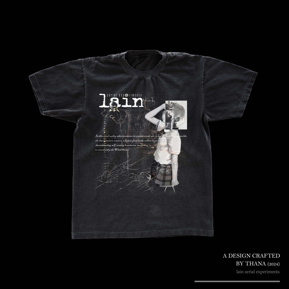 LAIN Tee Unisex Short Sleeve Shirt S-5XL