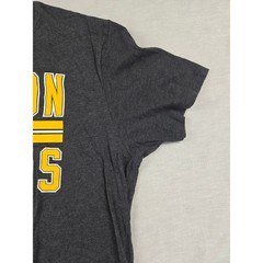 47 Brand Boston Bruins NHL Graphic T-Shirt Mens Large Charcoal Heather Grey