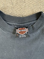 Vintage Harley Davidson Single Stitch Double Sided T-Shirt 1993 Georgia Size L