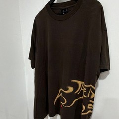 Travis Scott Cactus Jack The Max Men’s Brown Graphic Logo Crew Tee 2XL