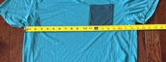 Cotopaxi Shirt Men Medium Blue Pocket Tee Tencel Lightweight Stretch Outdoor