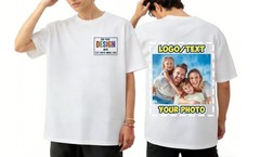 Personalized Dad Tee Custom Title Image Print Ideal Father Day Family Present