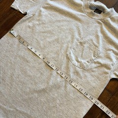 Vtg Platinum Plus Shirt Mens L Gray Pocket Tee T-Shirt Crewneck Made USA 50/50