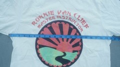 RONNIE VAN CLIEF CHINESE GOJU KUNG FU DRAGON LOGO GRAPHIC T-SHIRT SIZE LARGE