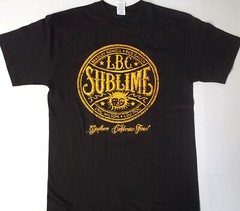 SUBLIME T-shirt LBC Ska Punk Long Beach Cali Tee Adult Men Black New